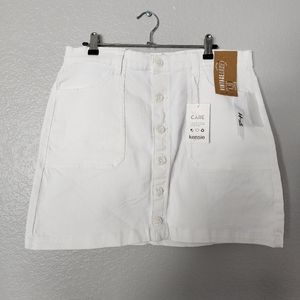 NWT Kensie Jeans "The High Rise Skirt"